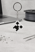 Creeper Pixel-Block Keychain