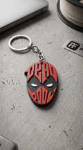 Deadpool Geometric Keychain